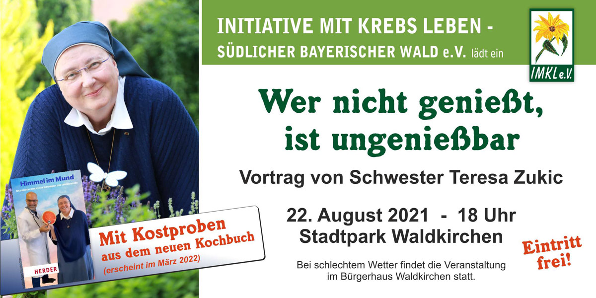 Bild zu Vortrag von Schwester Teresa im Stadtpark Waldkirchen