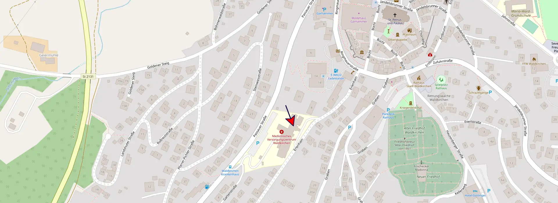 Konakt - Bild einer OpenStreetMap
